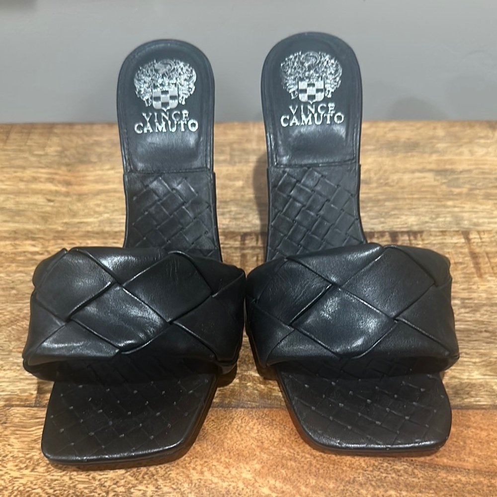 Vince Camuto Black Women's Slide Sandals